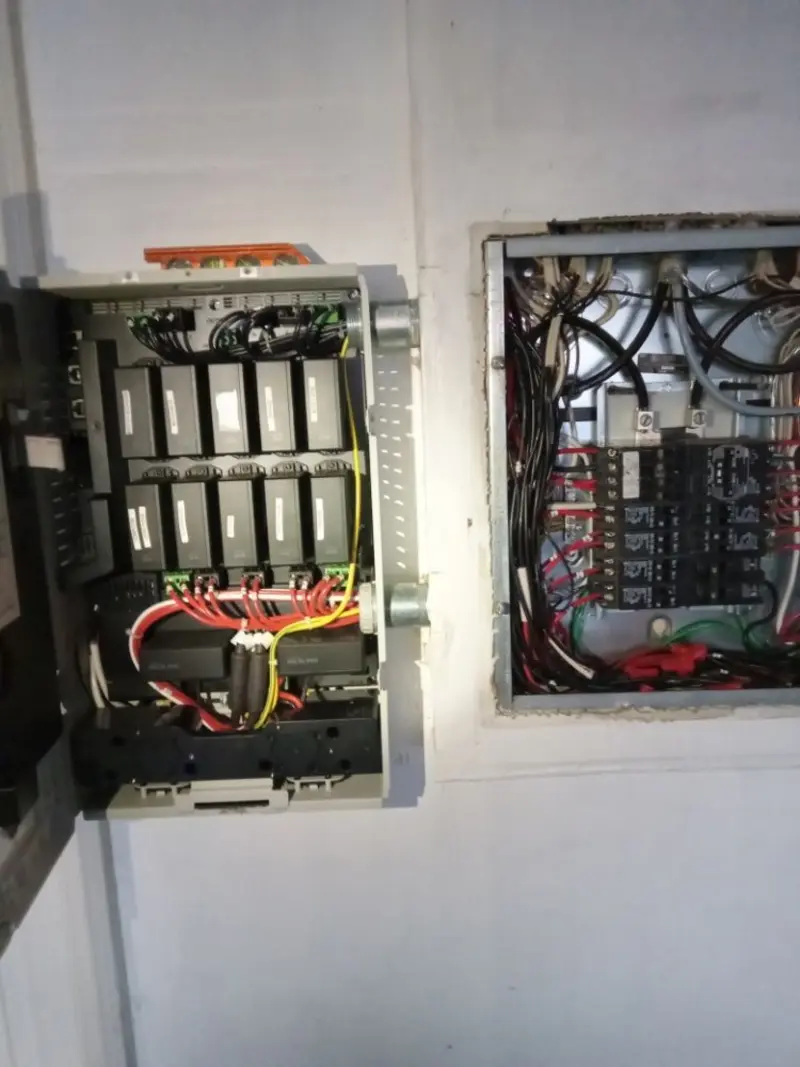 Electrical panel upgrade completed for Indoor Lighting Installation in Hoffman Estates